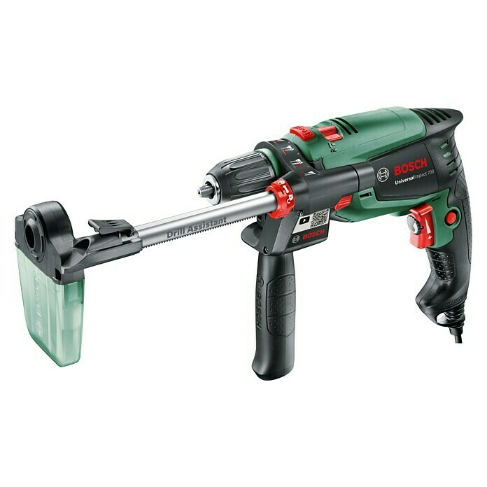 Bosch Schlagbohrmaschine UniversalImpact 700700 W, Leerlaufdrehzahl: 50 U/min - 3.000 U/min, Mit Drill-Assistant Left Side View