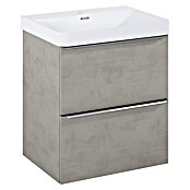 Riva Beauty 2.0 Waschtischunterschrank (B x T x H: 58,5 x 43,7 x 63,5 cm, Chromix Silver) | BAUHAUS