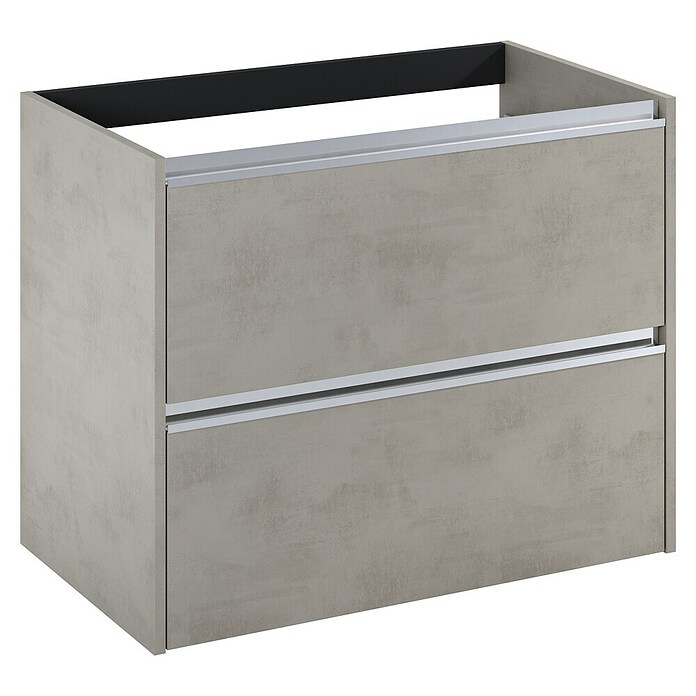 Riva Urban 2.0 Waschtischunterschrank (B x T x H: 80 x 45,1 x 63,5 cm, Chromix Silver) | BAUHAUS