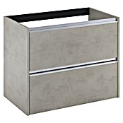 Riva Urban 2.0 Waschtischunterschrank (B x T x H: 80 x 45,1 x 63,5 cm, Chromix Silver) | BAUHAUS