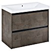 Riva Urban 2.0 Waschtischunterschrank (B x T x H: 80 x 45,1 x 63,5 cm, Chromix Dark) | BAUHAUS