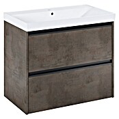 Riva Urban 2.0 Waschtischunterschrank (B x T x H: 80 x 45,1 x 63,5 cm, Chromix Dark) | BAUHAUS