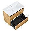 Riva Urban 2.0 Waschtischunterschrank (B x T x H: 80 x 45,1 x 63,5 cm, Natural Hickory) | BAUHAUS