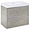 Riva Urban 2.0 Waschtischunterschrank (B x T x H: 80 x 45,1 x 63,5 cm, Chromix Silver) | BAUHAUS