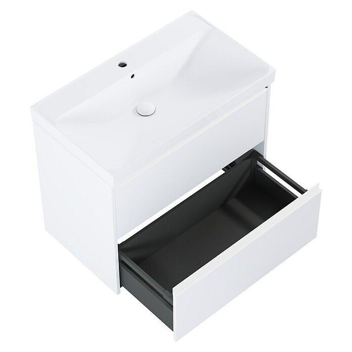 Riva Urban 2.0 Waschtischunterschrank (B x T x H: 80 x 45,1 x 63,5 cm, Weiß Matt) | BAUHAUS