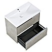 Riva Urban 2.0 Waschtischunterschrank (B x T x H: 80 x 45,1 x 63,5 cm, Chromix Silver) | BAUHAUS