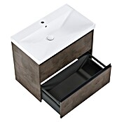Riva Urban 2.0 Waschtischunterschrank (B x T x H: 80 x 45,1 x 63,5 cm, Chromix Dark) | BAUHAUS