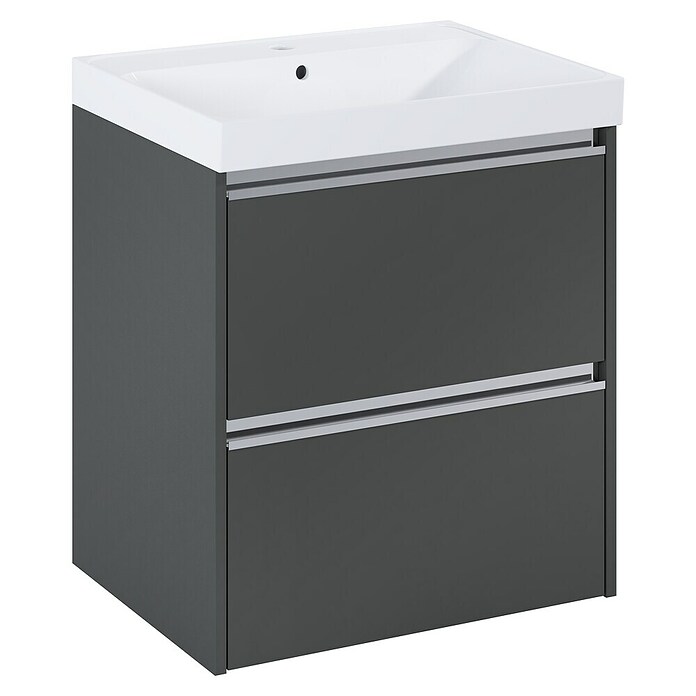 Riva Urban 2.0 Waschtischunterschrank (B x T x H: 60 x 45,1 x 63,5 cm, Anthrazit) | BAUHAUS