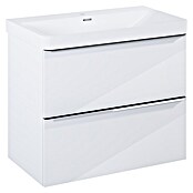 Riva Beauty 2.0 Waschtischunterschrank (B x T x H: 78,5 x 43,7 x 63,5 cm, Weiß Hochglanz) | BAUHAUS