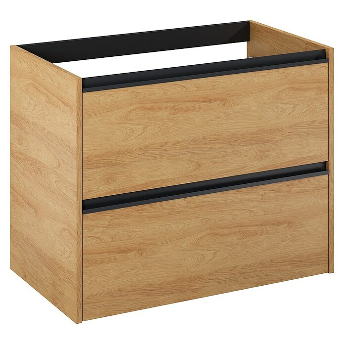 Riva Urban 2.0 Waschtischunterschrank (B x T x H: 80 x 45,1 x 63,5 cm, Natural Hickory) | BAUHAUS