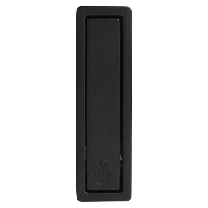 Walteco Jashaak (l x b x h: 70 x 20 x 12 mm, Aantal haken: 1 st., Mat zwart) | BAUHAUS