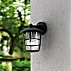Eglo Aplique exterior descendente Aloria (1 luz, 60 W, IP44, Negro)