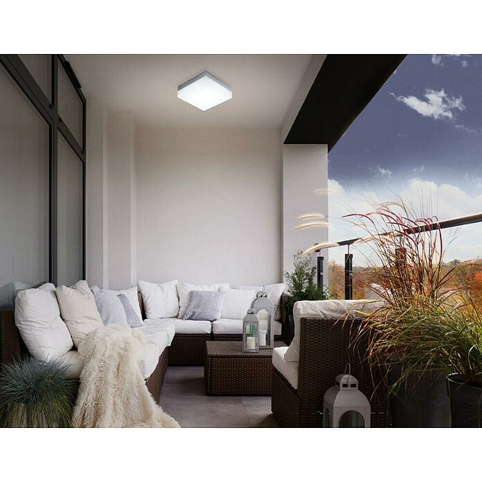 Eglo Aplique exterior LED Sonella (1 luz, 8,2 W, Blanco cálido)