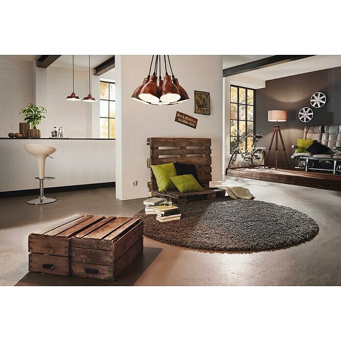 Eglo Lámpara colgante Auckland (60 W, Cobre viejo, Altura: 110 cm)