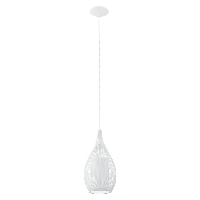 Eglo Pendelleuchte rund Razoni (Weiß, Höhe: 110 cm, Max. Leistung: 60 W, E27, 1-flammig)