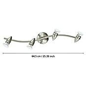 Eglo LED-Deckenstrahler MAGNUM-LED (12 W, Nickel-matt/Chrom, 4 Stk.) | BAUHAUS