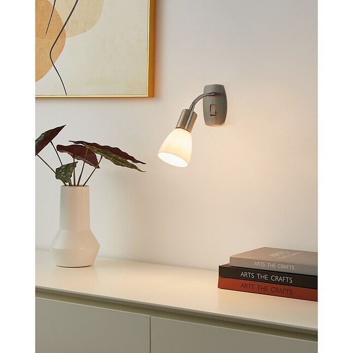 Eglo Dakar 3 Steckdosenspot (1-flammig, Max. Leistung: 25 W, Nickel matt)