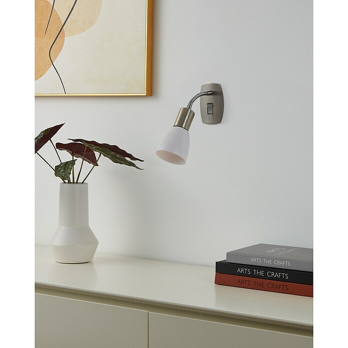 Eglo Dakar 3 Steckdosenspot (1-flammig, Max. Leistung: 25 W, Nickel matt)