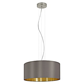 Eglo Maserlo Pendelleuchte rund (Braun, Gold, Höhe: 110 cm, Durchmesser: 530 mm)