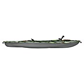 Pelican Kajak Argo 100 X Angler (L x B x H: 304,8 x 71,12 x 35,56 cm, Tragkraft: 124,74 kg, Geeignet für: 1 Person, Dampfschwarz/Limette) | BAUHAUS