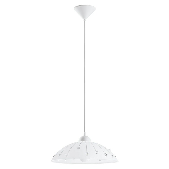 Eglo Vetro Viseća svjetiljka (Boja: Bijelo, Ø x V: 35 x 110 cm, Ostakljeno: Satinirano)