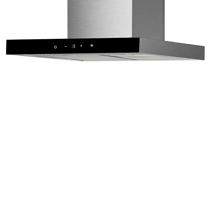 Respekta Blockhaube CH44160G-20 - Breite: 60 cm, Edelstahl - Edelstahl-Dunstabzugshaube mit minimalistischem Design, die Funktionalität und moderne Ästhetik in der Küche vereint.
