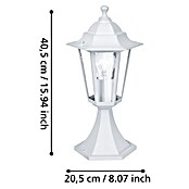 Eglo Außenleuchte Laterna 5 (60 W, Weiß, Ø x H: 19,5 x 38,5 cm)
