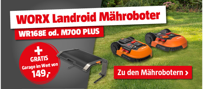 Worx Landroid Mähroboter in Aktion