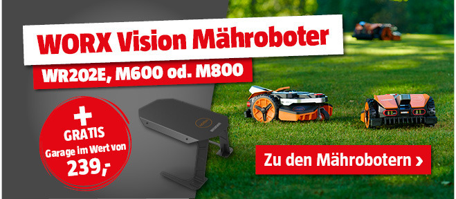 Worx Landroid Mähroboter in Aktion