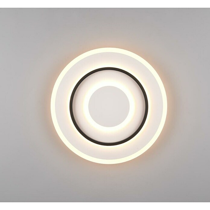 Reality Leuchten Okrugla stropna LED svjetiljka Jora  (46 W, Ø x V: 41 x 6 cm, Bijela, Topla bijela) | BAUHAUS