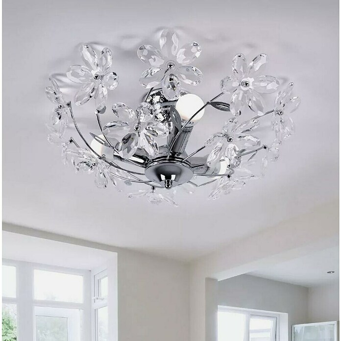 Globo Juliana Plafón redondo (3 luces, Potencia máx.: 40 W, Diámetro: 41,5 cm)