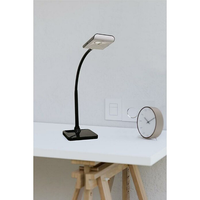 Lámpara de sobremesa LED Mercurio (3 W, Negro, Altura: 34,8 cm)