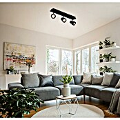 Briloner Regleta LED Rock (5 W, 3 ud., L x An x Al: 80 x 480 x 120 mm, Negro, Blanco cálido) | BAUHAUS