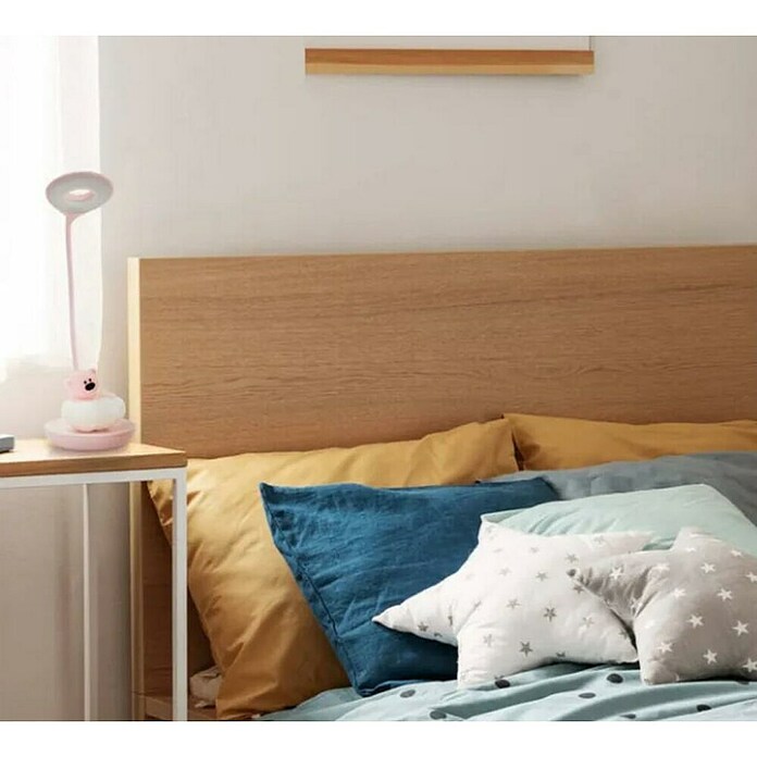 Idp Lampshades Lámpara de sobremesa LED Nestor (3 W, L x An x Al: 13 x 13 x 22 cm, Rosa) | BAUHAUS