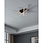 Eglo Lasana 3 Plafón LED (10,5 W, L x An x Al: 14,5 x 50 x 9 cm, Negro, Blanco cálido) | BAUHAUS