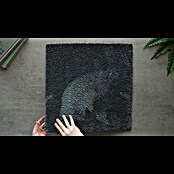 Teppichfliese Amazing (Hochflor, 100 % Polyester, Dunkelgrau) | BAUHAUS