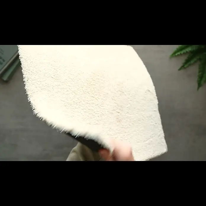 Teppichfliese Amazing - Hochflor, 100 % Polyester, Weiß - Teppichfliese Amazing Wei