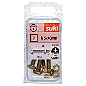 Stabilit Zylinderschraube MS (M5, Länge: 40 mm, 4 Stk., Messing)