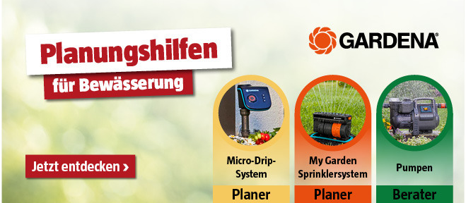 Gardena Planungshilfen entdecken