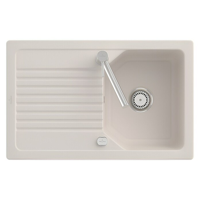 Villeroy & Boch Einbauspüle Linara (80 x 51 cm, Keramik, Crema) | BAUHAUS