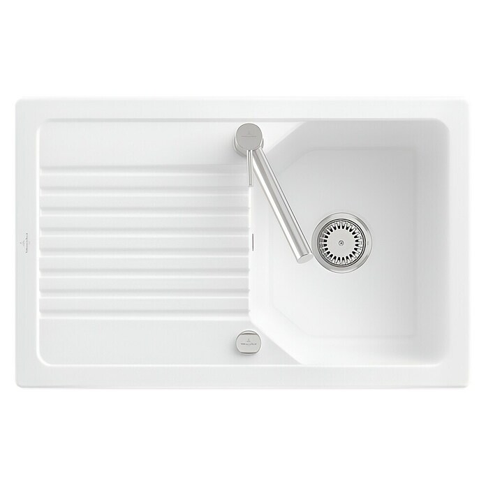 Villeroy & Boch Einbauspüle Linara (80 x 51 cm, Keramik, Weiß) | BAUHAUS