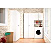 Meka Block Mueble auxiliar sobre lavadora (L x An x Al: 35,6 x 75 x 180 cm, Blanco) | BAUHAUS