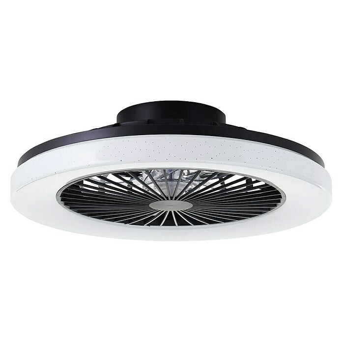 Brilliant Plafondventilator SIANO met LED verlichting (Zwart, 48 cm) | BAUHAUS