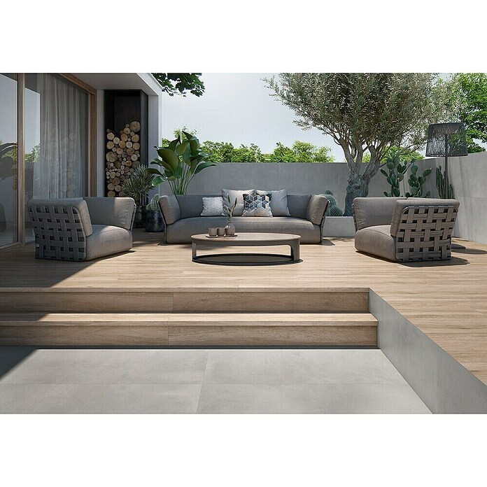 Pavimento porcelánico Madox Antislip (60 x 120 cm, Gris, Mate, Rectificado) | BAUHAUS