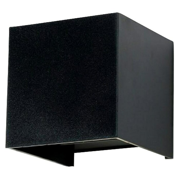 Eglo Aplique exterior LED Barcarola-E (4,5 W, 10,5 x 10,5 x 10 cm, Negro, IP44, Blanco neutro) | BAUHAUS
