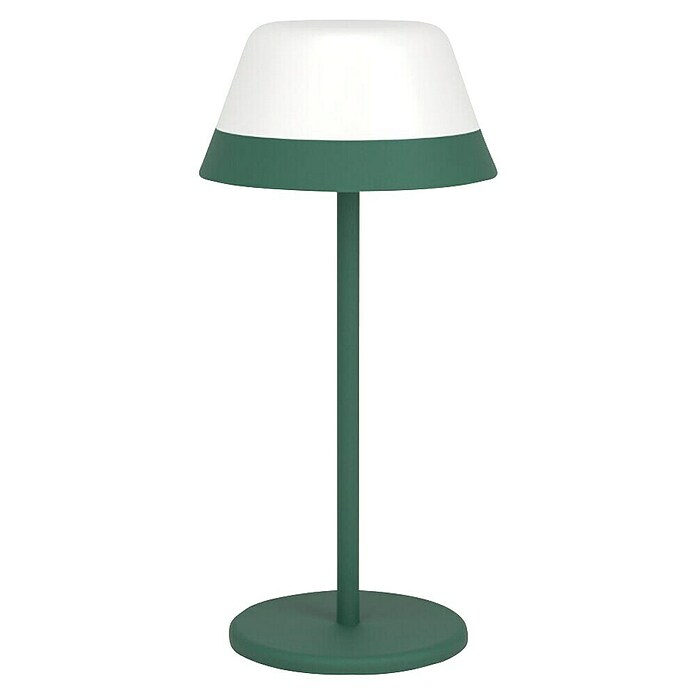 Eglo Lámpara de sobremesa a batería Meggiano (Ø x Al: 15 x 32 cm, Verde, 1,5 W, IP54) | BAUHAUS