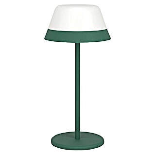 Eglo Lámpara de sobremesa a batería Meggiano (1,5 W, Ø x Al: 15 x 32 cm, Verde/Blanco, 170 lm, IP54)