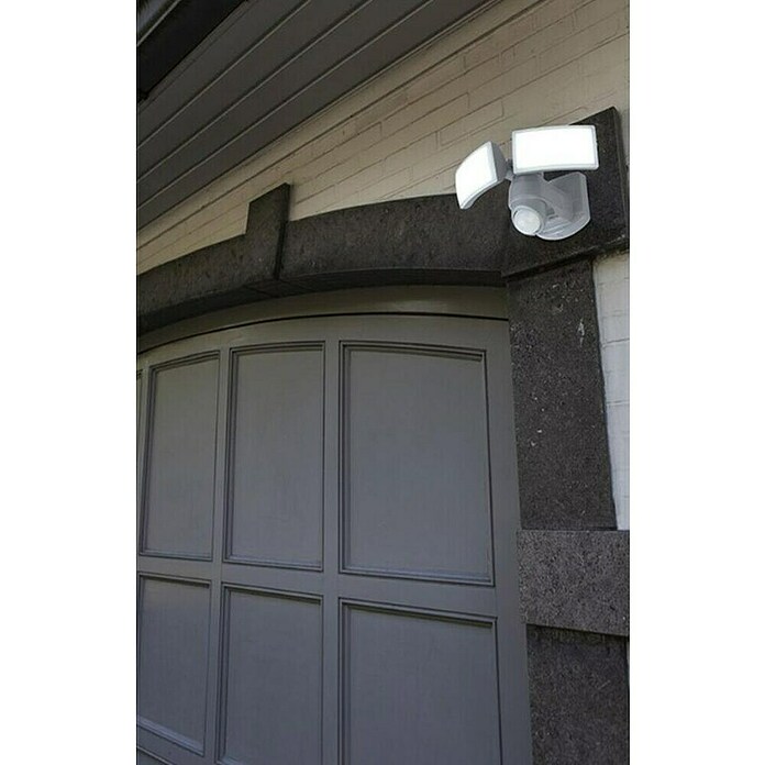 Lutec Aplique exterior con sensor LED Arc (2 luces, Color de luz: Blanco frío)