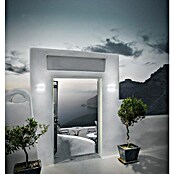 Forlight Aplique exterior LED Ara (2 luces, 7,2 W, Color de luz: Blanco cálido, IP65, Blanco)