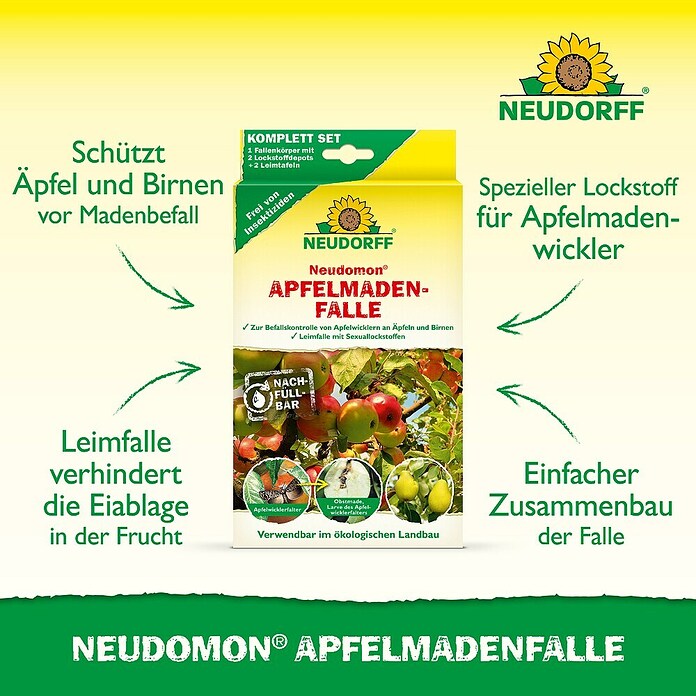 NEUDOMON APFELMADEN FALLE